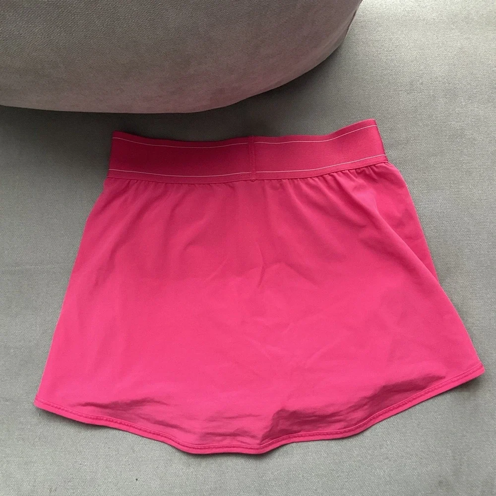 Alo Yoga Match Point Tennis Skirt Pink Summer Crush XXS